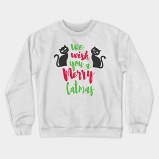 Merry Little Christmas Cat - T-shirt Crewneck Sweatshirt